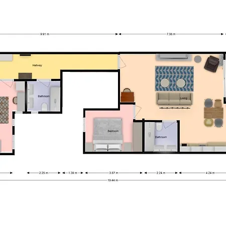 New 2br 100m-to-beach Free Parking Lägenhet *